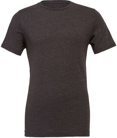 Am image of a Custom Bella and Canvas Unisex CVC Jersey Tee in Dark Grey Heather!