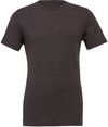 Am image of a Custom Bella and Canvas Unisex CVC Jersey Tee in Dark Grey Heather!