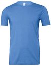 Am image of a Custom Bella and Canvas Unisex CVC Jersey Tee in Heather Columbia Blue!