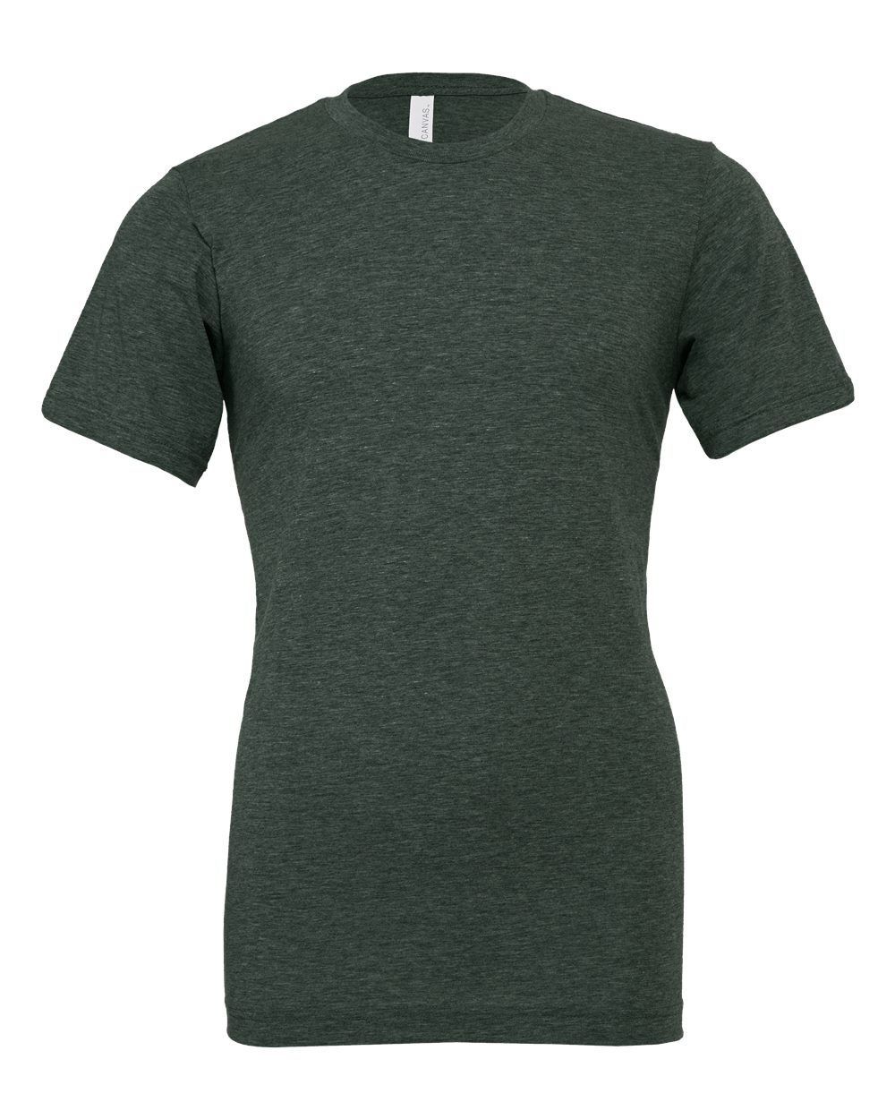 Bella and Canvas Unisex CVC Jersey Tee in Heather Forest