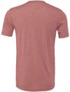 Am image of a Custom Bella and Canvas Unisex CVC Jersey Tee in Heather Mauve!