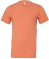 Am image of a Custom Bella and Canvas Unisex CVC Jersey Tee in Heather Orange!