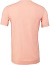 Am image of a Custom Bella and Canvas Unisex CVC Jersey Tee in Heather Peach!