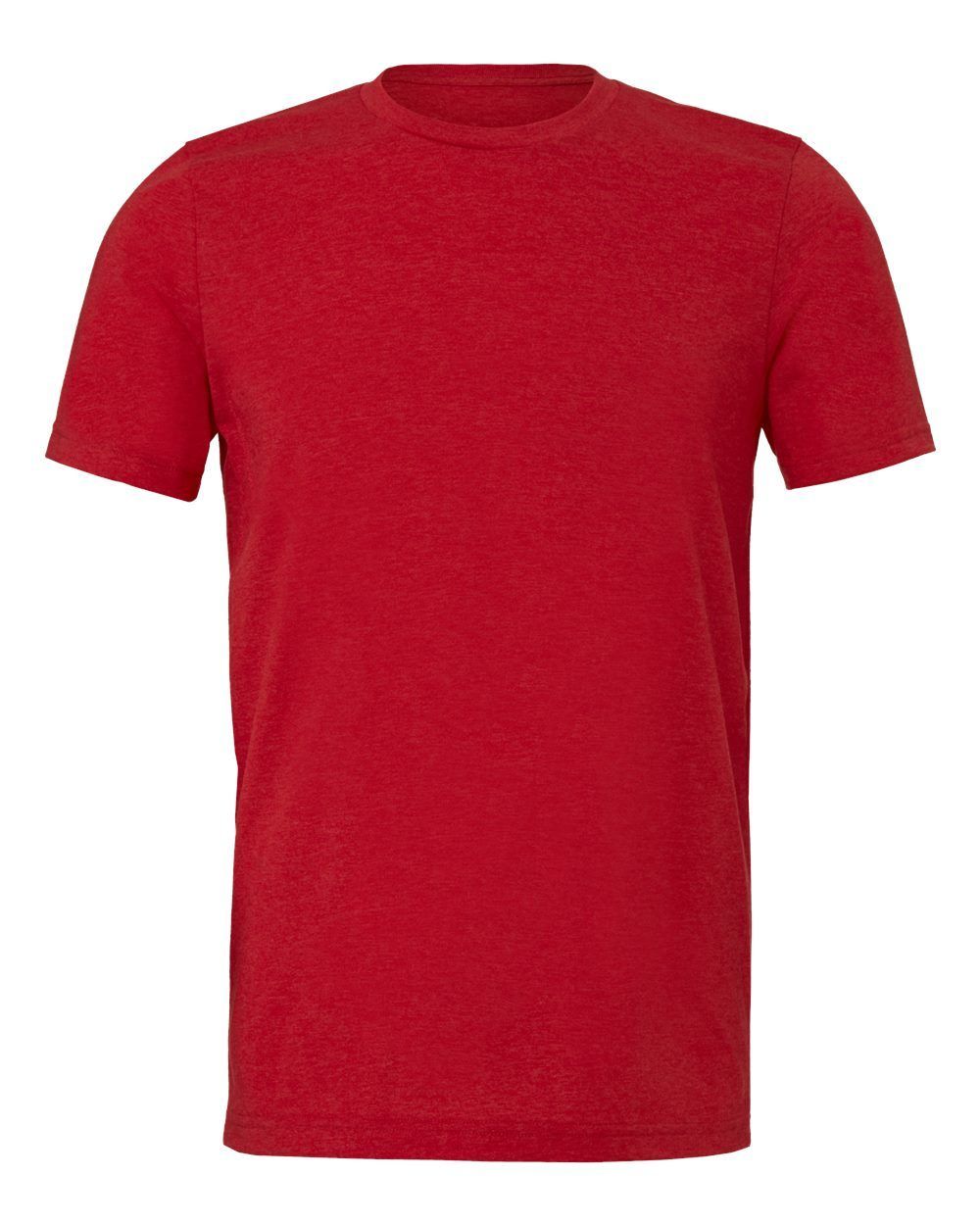 Bella and Canvas Unisex CVC Jersey Tee in Heather Red