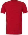 Am image of a Custom Bella and Canvas Unisex CVC Jersey Tee in Heather Red!