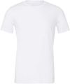 Am image of a Custom Bella and Canvas Unisex CVC Jersey Tee in Solid White Blend!