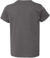 Am image of a Custom Bella and Canvas Toddler Jersey Tee in Asphalt!