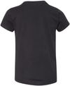 Am image of a Custom Bella and Canvas Toddler Jersey Tee in Black!
