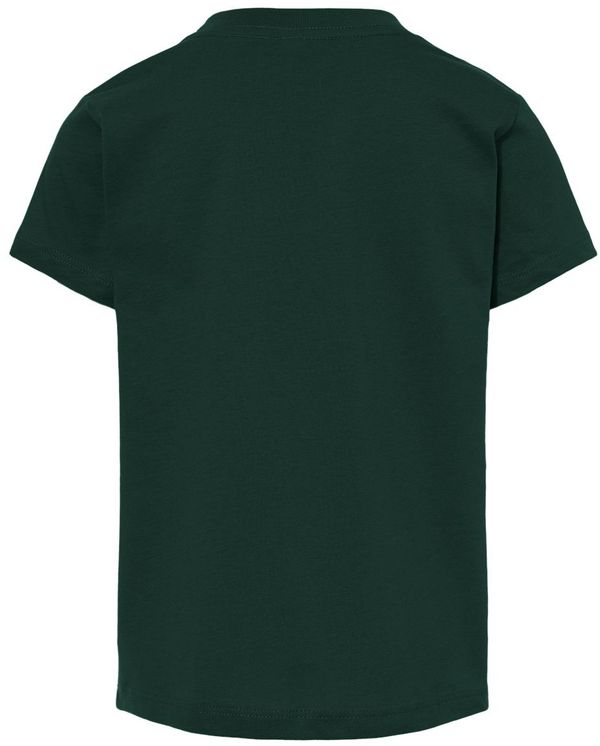 Am image of a Custom Bella and Canvas Toddler Jersey Tee in Forest!
