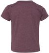 Am image of a Custom Bella and Canvas Toddler Jersey Tee in Heather Maroon!