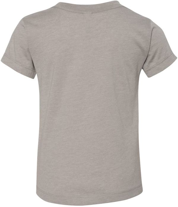 Am image of a Custom Bella and Canvas Toddler Jersey Tee in Heather Stone!