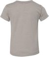 Am image of a Custom Bella and Canvas Toddler Jersey Tee in Heather Stone!