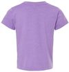 Am image of a Custom Bella and Canvas Toddler Jersey Tee in Heather Team Purple!