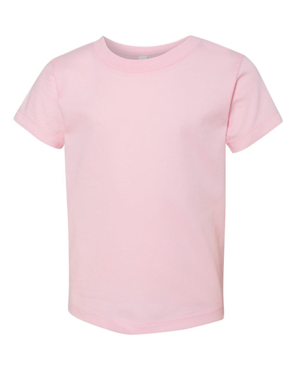 Bella and Canvas Toddler Jersey Tee in Pink