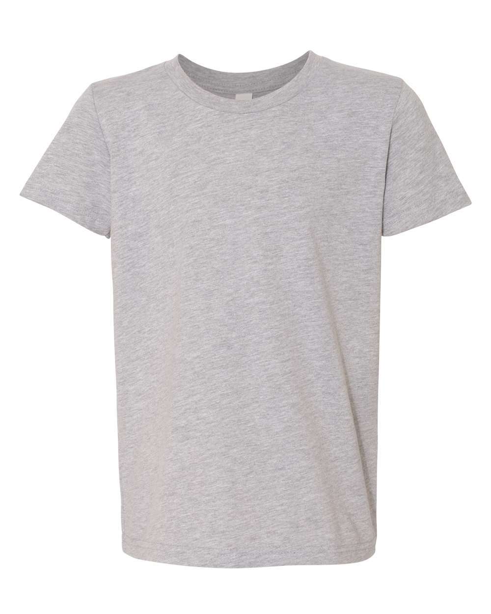 BELLA AND CANVAS Youth CVC Jersey Tee in Athletic Heather