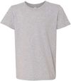 Am image of a Custom BELLA AND CANVAS Youth CVC Jersey Tee in Athletic Heather!