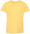 Am image of a Custom BELLA AND CANVAS Youth CVC Jersey Tee in Heather Yellow Gold!
