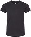 Am image of a Custom BELLA AND CANVAS Youth CVC Jersey Tee in Solid Black Blend!