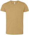 Am image of a Custom Bella and Canvas Youth Unisex Jersey Tee in Mustard!