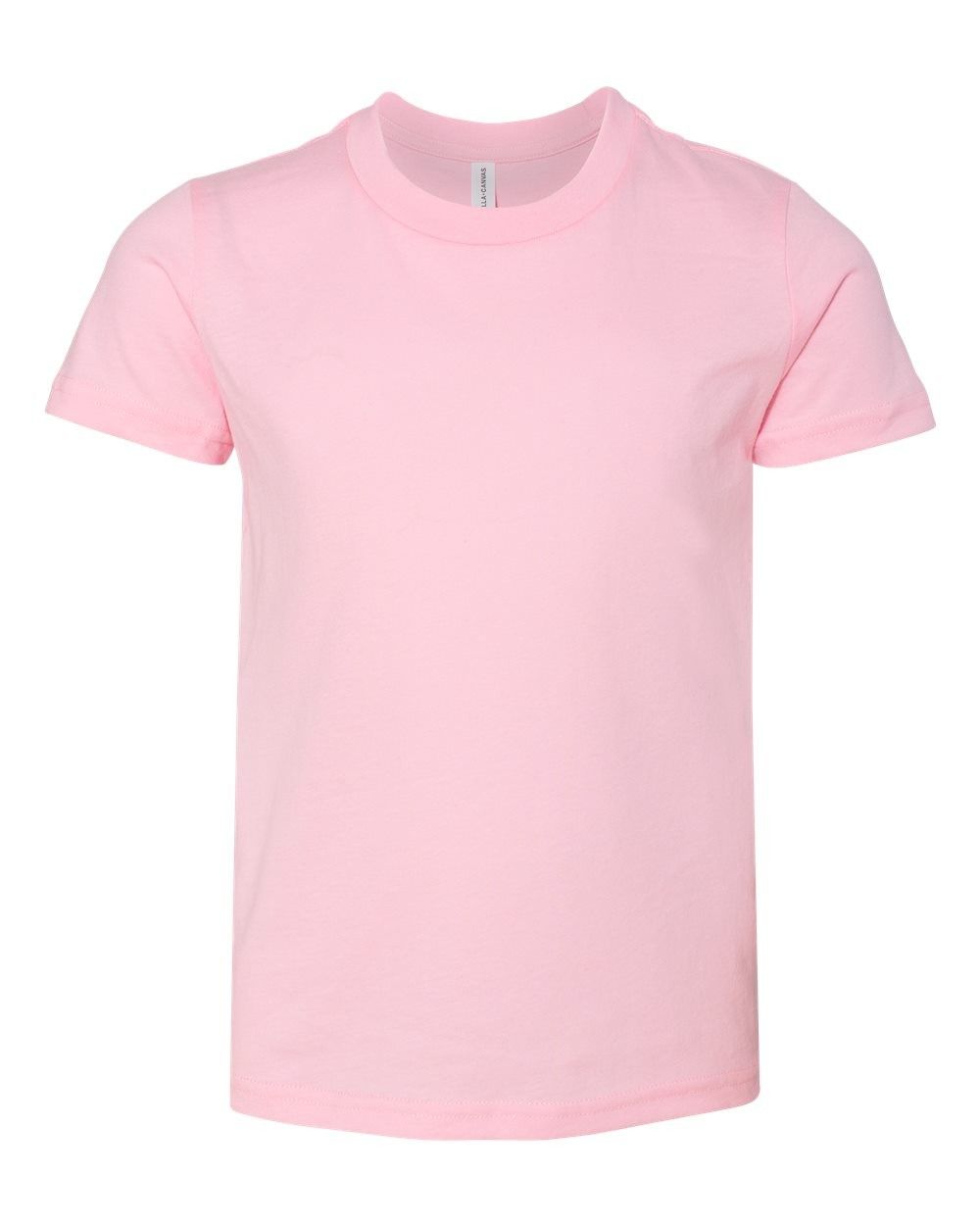 Bella and Canvas Youth Unisex Jersey Tee in Pink