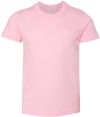 Am image of a Custom Bella and Canvas Youth Unisex Jersey Tee in Pink!