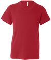 Am image of a Custom Bella and Canvas Youth Unisex Jersey Tee in Red!