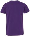 Am image of a Custom Bella and Canvas Youth Unisex Jersey Tee in Team Purple!