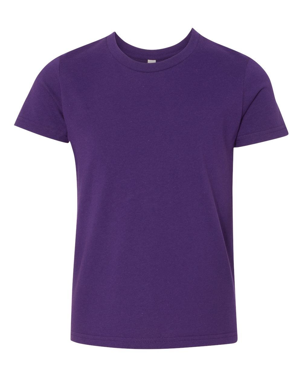 Bella and Canvas Youth Unisex Jersey Tee in Team Purple