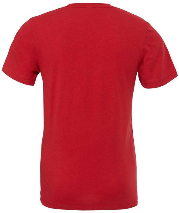 Am image of a Custom Bella and Canvas Unisex Jersey Tee in Red!