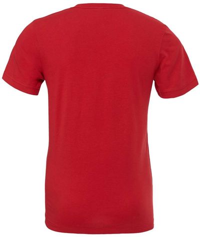 Am image of a Custom Bella and Canvas Unisex Jersey Tee in Red!