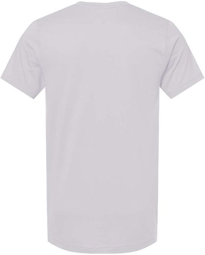 Am image of a Custom Bella and Canvas Unisex Jersey Tee in Lavender Dust!