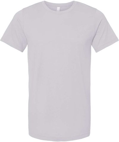 Am image of a Custom Bella and Canvas Unisex Jersey Tee in Lavender Dust!