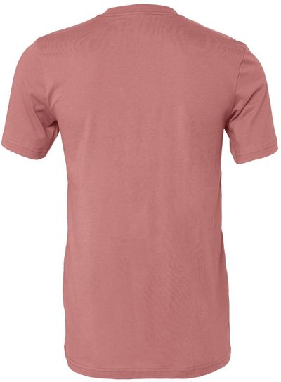 Am image of a Custom Bella and Canvas Unisex Jersey Tee in Mauve!