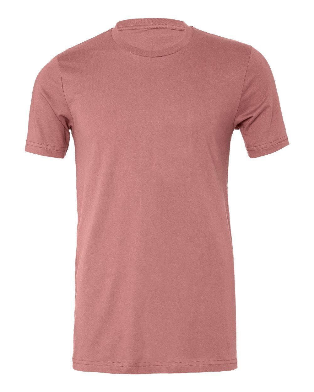 Bella and Canvas Unisex Jersey Tee in Mauve