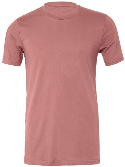 Am image of a Custom Bella and Canvas Unisex Jersey Tee in Mauve!