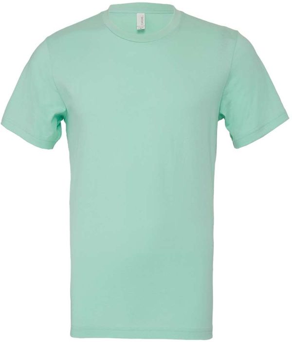 An image of a Custom Bella and Canvas Unisex Jersey Tee in Mint!