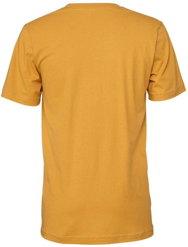 Am image of a Custom Bella and Canvas Unisex Jersey Tee in Mustard!