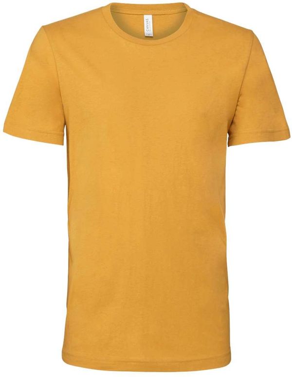 Am image of a Custom Bella and Canvas Unisex Jersey Tee in Mustard!