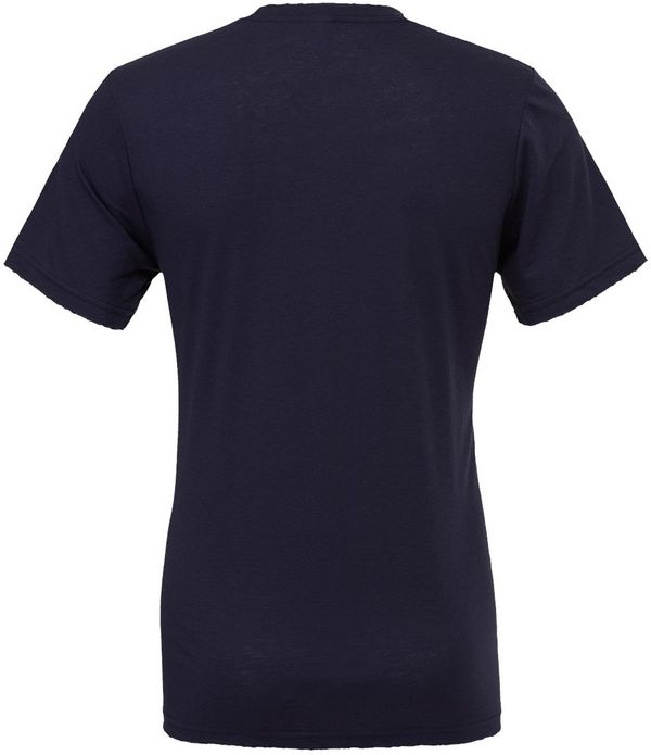 Am image of a Custom Bella and Canvas Unisex Jersey Tee in Navy!