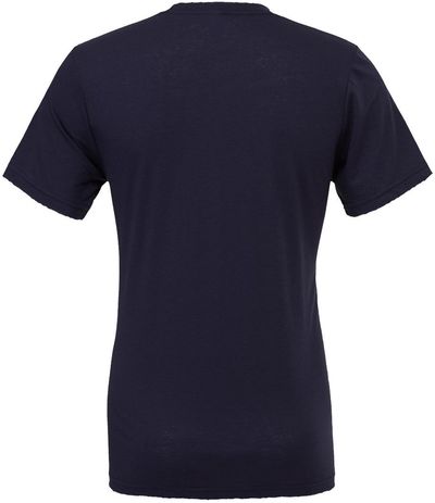 Am image of a Custom Bella and Canvas Unisex Jersey Tee in Navy!