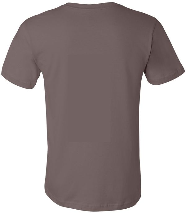 Am image of a Custom Bella and Canvas Unisex Jersey Tee in Pebble Brown!