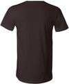 Am image of a Custom Bella and Canvas Jersey V Neck Tee in Brown!