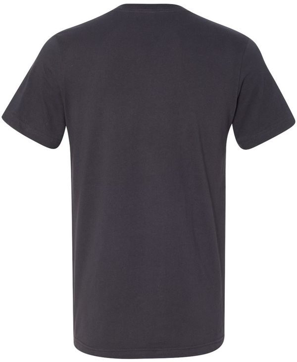 Am image of a Custom Bella and Canvas Jersey V Neck Tee in Dark Grey!
