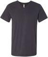Am image of a Custom Bella and Canvas Jersey V Neck Tee in Dark Grey!
