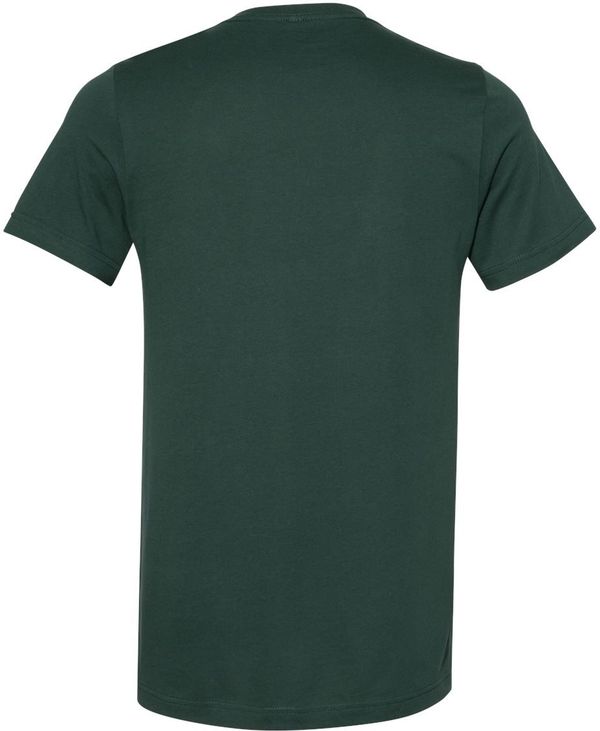 Am image of a Custom Bella and Canvas Jersey V Neck Tee in Forest!