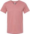 Am image of a Custom Bella and Canvas Jersey V Neck Tee in Mauve!