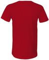 Am image of a Custom Bella and Canvas Jersey V Neck Tee in Red!