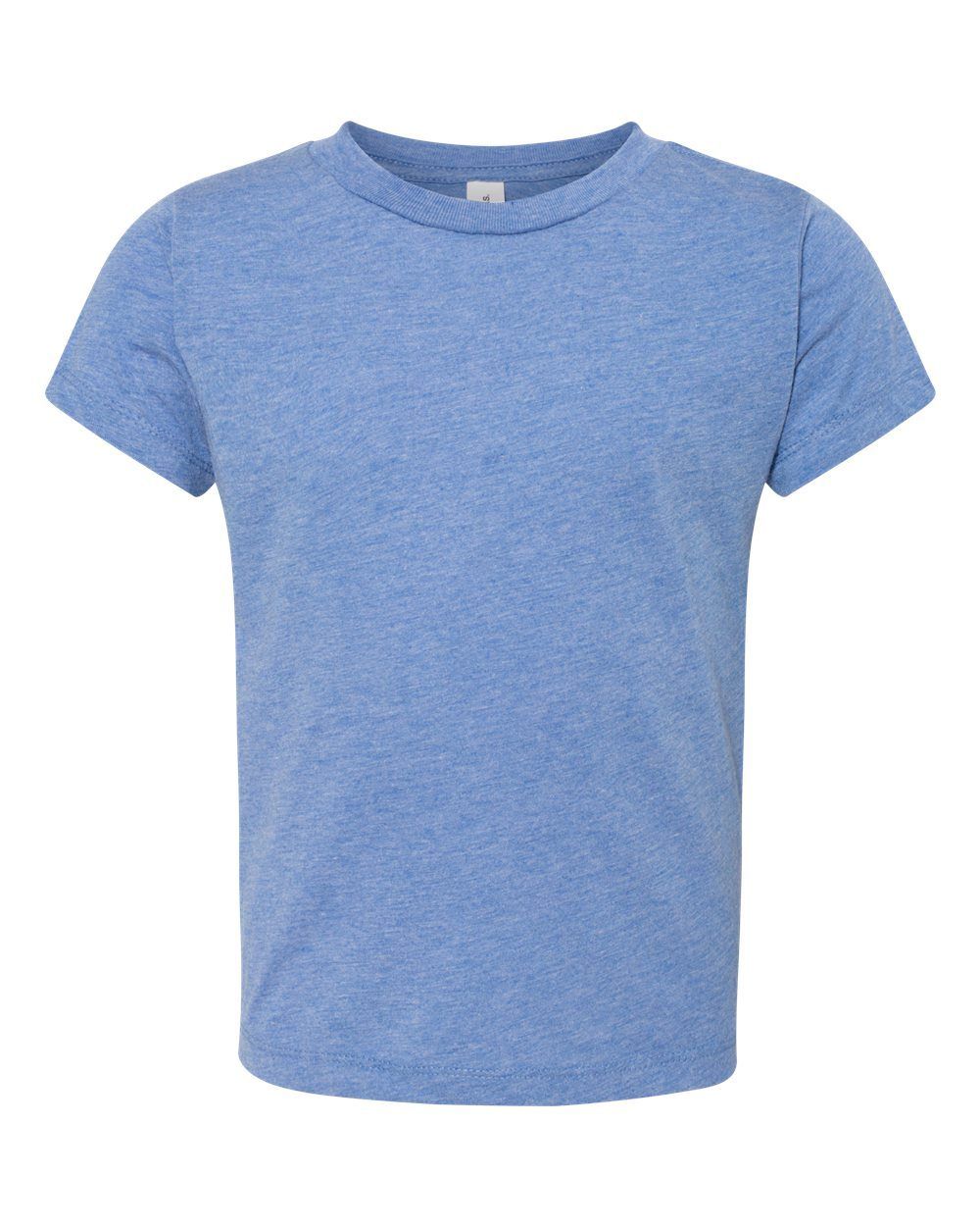 Bella and Canvas Toddler Triblend Tee in Blue Triblend