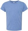 Am image of a Custom Bella and Canvas Toddler Triblend Tee in Blue Triblend!