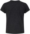 Am image of a Custom Bella and Canvas Toddler Triblend Tee in Charcoal Black Triblend!